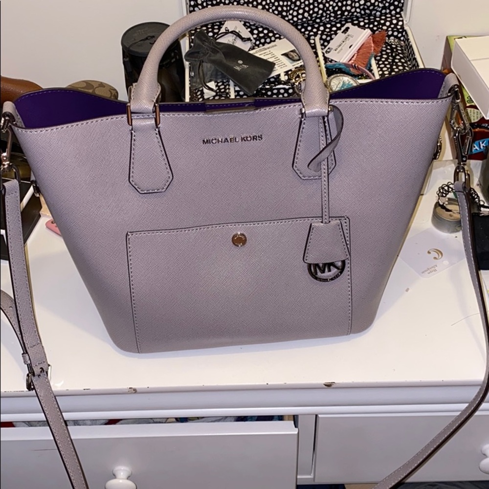Gray MIchael Kors Bag